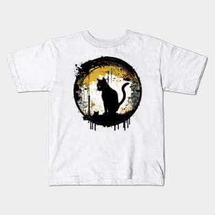 Discover the Magic of Feline Fantasy with Cat Warrior Art Kids T-Shirt